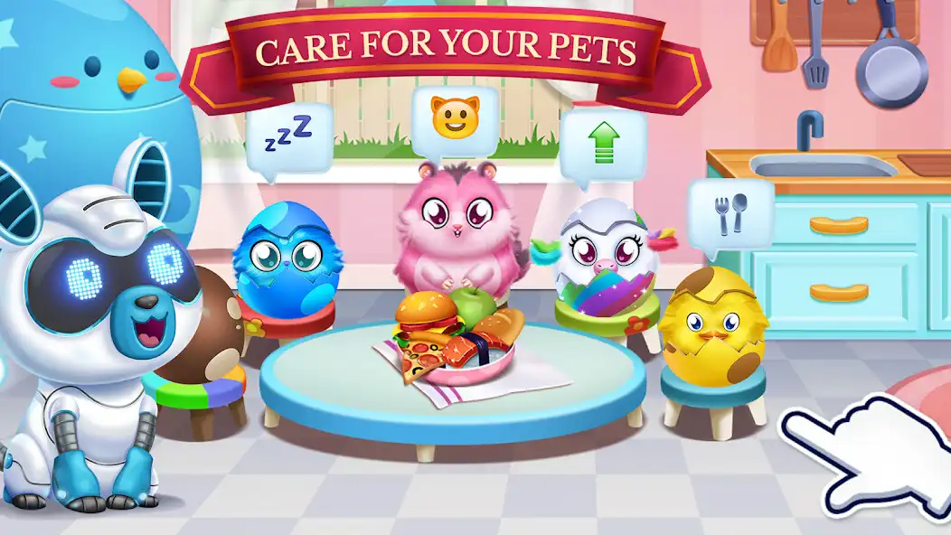 Play Towniz: Hatch Eggs, Raise Pets as an online game Towniz: Hatch Eggs, Raise Pets with UptoPlay