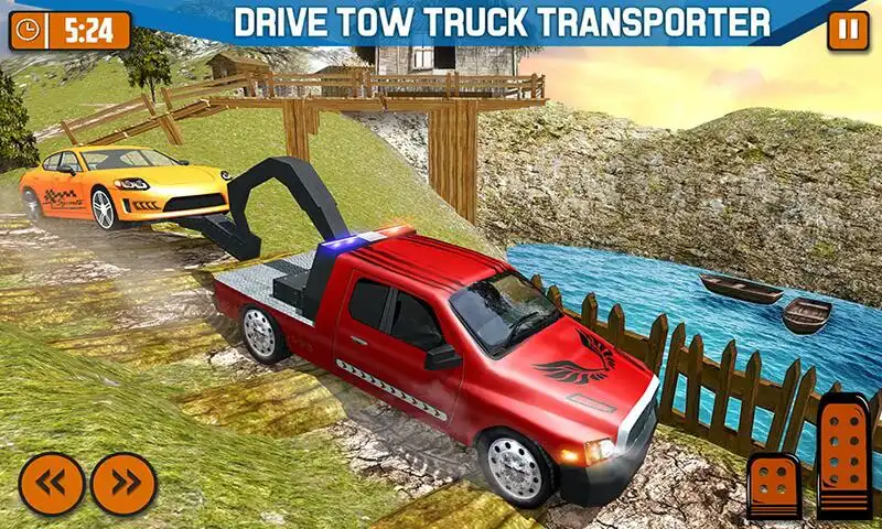 Play Tow Truck Driving: Truck Games as an online game Tow Truck Driving: Truck Games with UptoPlay