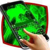 Free play online Toxic Green Smoke Keyboard APK