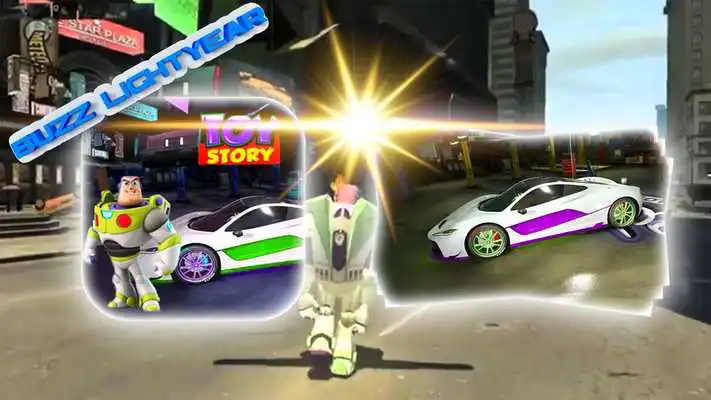 Play Toy Buzz Lightyear Racing car