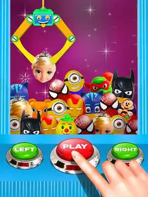 Play Toy Egg Surprise Claw Machine