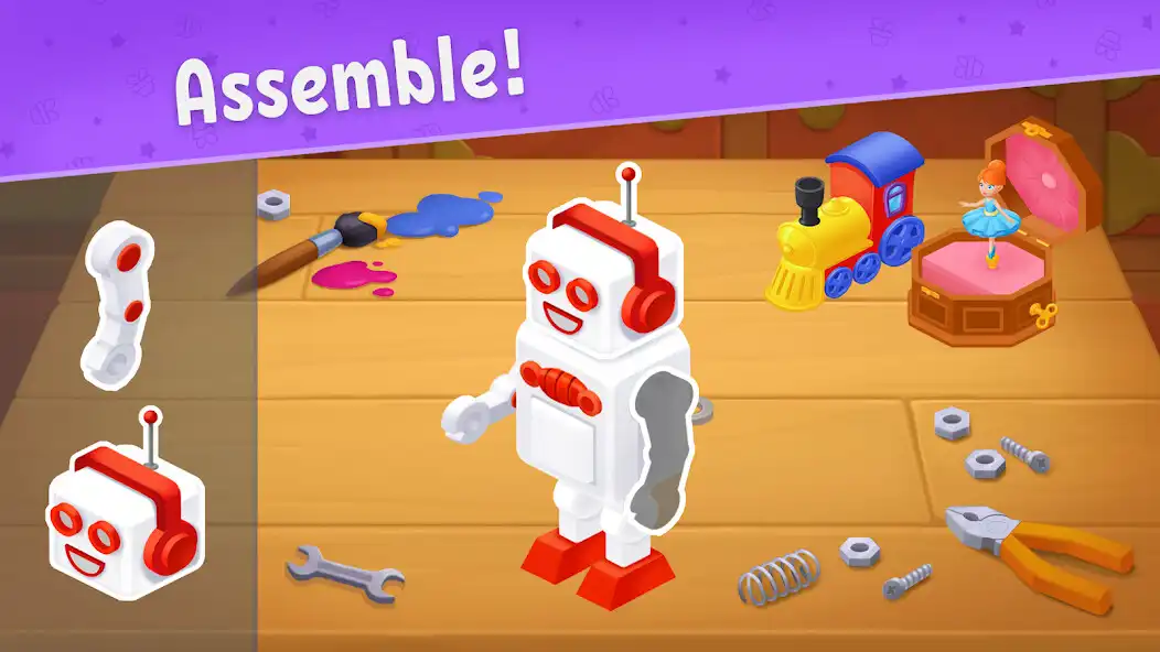 Play Toy maker, factory: kids games as an online game Toy maker, factory: kids games with UptoPlay