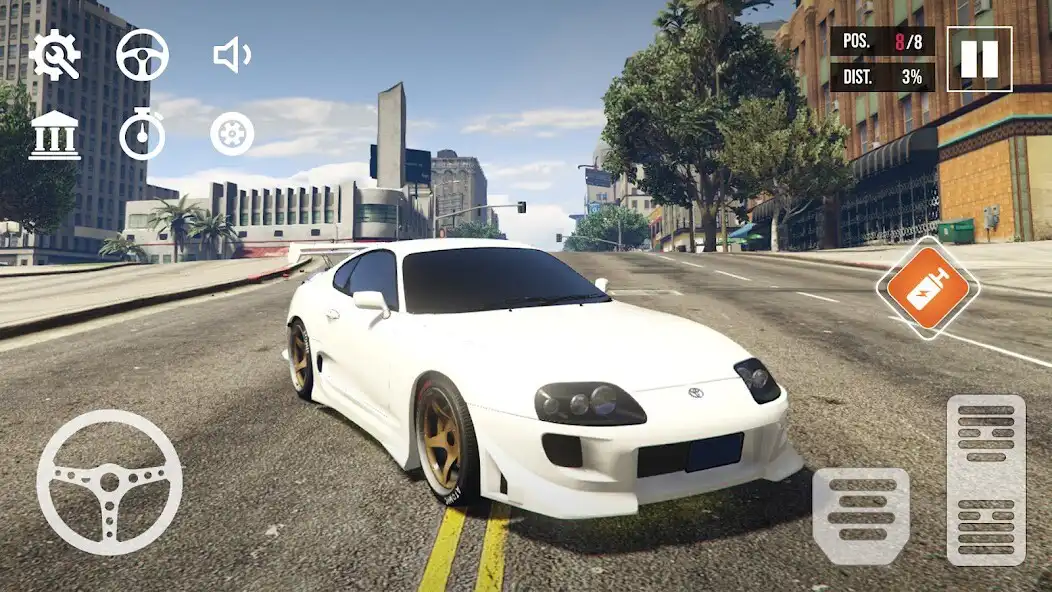 Play Toyota Supra Simulator GT Race  and enjoy Toyota Supra Simulator GT Race with UptoPlay