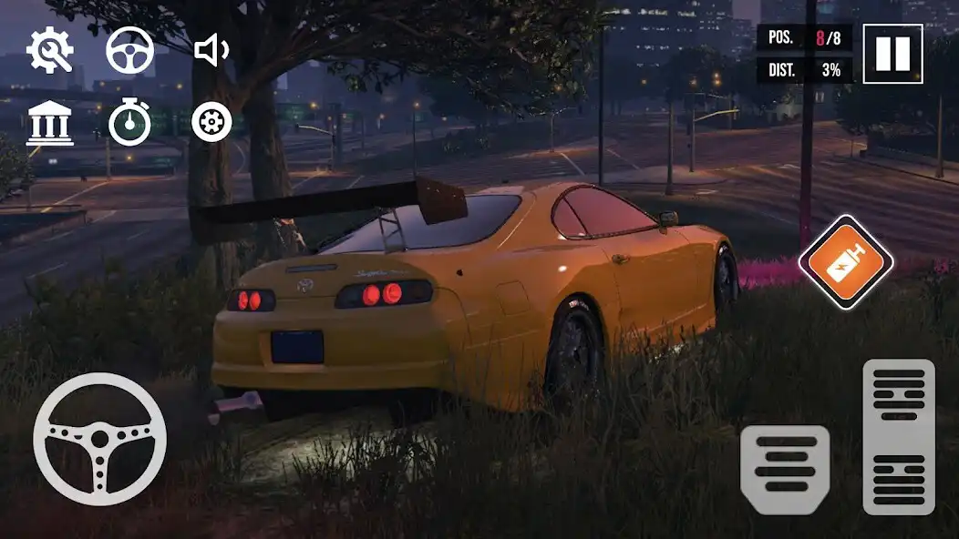 Play Toyota Supra Simulator GT Race as an online game Toyota Supra Simulator GT Race with UptoPlay