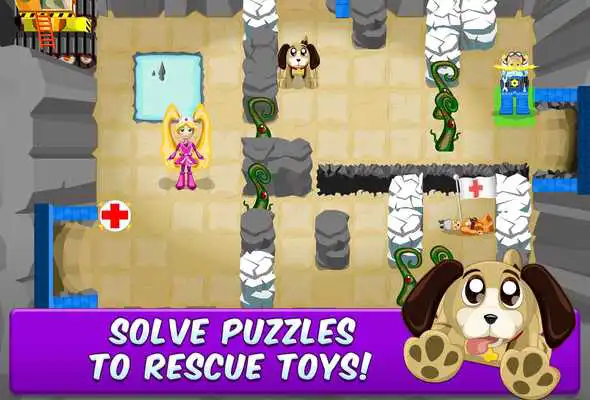 Play Toy Rescue Story - a 2D puzzle