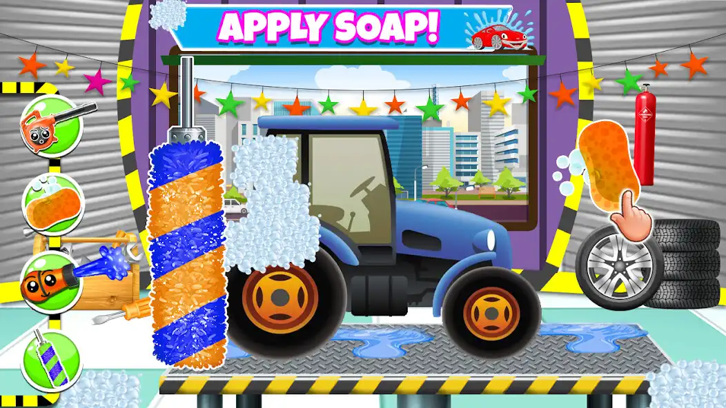 Play Toys Car Auto Garage Kids Game as an online game Toys Car Auto Garage Kids Game with UptoPlay