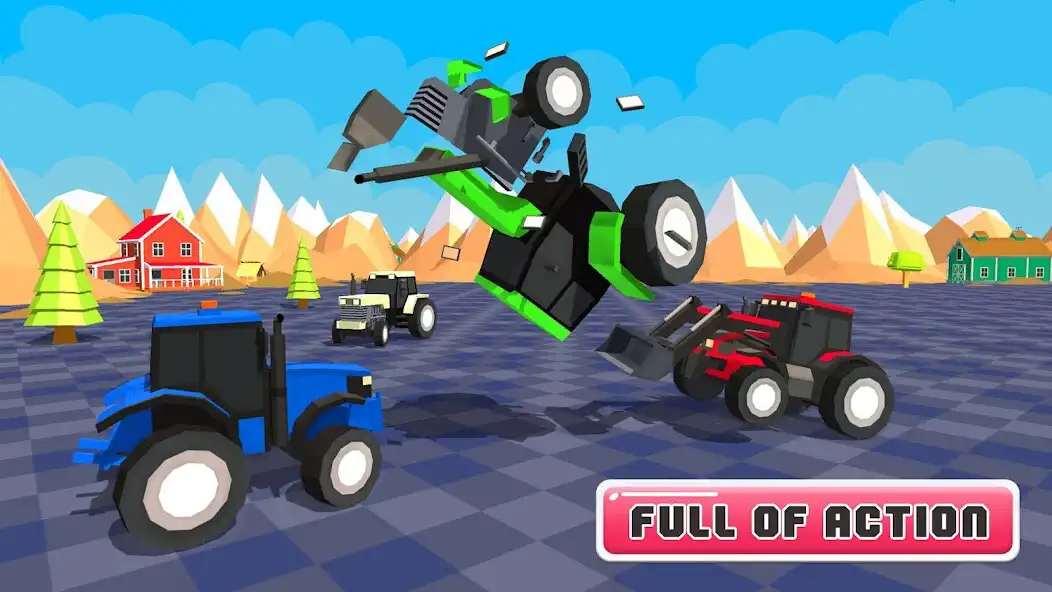 Play Toy Tractor Battle Crash Arena as an online game Toy Tractor Battle Crash Arena with UptoPlay