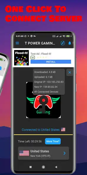 Play T POWER GAMING VPN as an online game T POWER GAMING VPN with UptoPlay