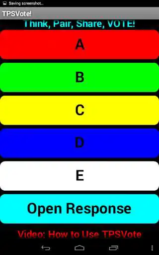 Play TPSVote!! Student Response App