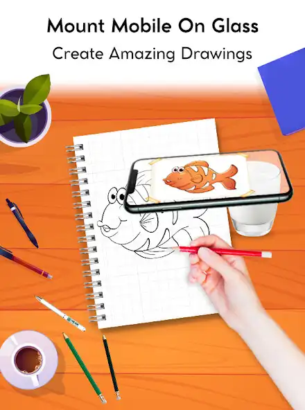 Play Trace and Sketch: ar drawing as an online game Trace and Sketch: ar drawing with UptoPlay