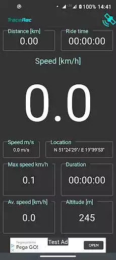 Play TraceRec - Cycling  running. as an online game TraceRec - Cycling  running. with UptoPlay
