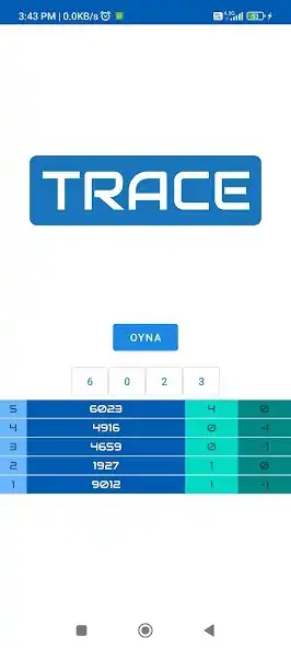 Play Trace - The Number  and enjoy Trace - The Number with UptoPlay