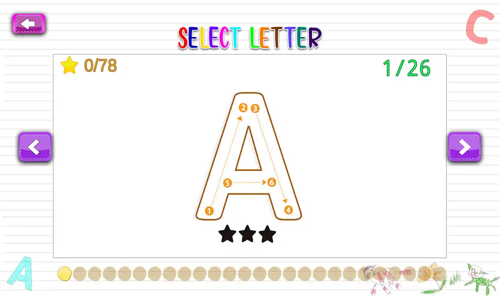 Play Tracing ABC kids Preschool as an online game Tracing ABC kids Preschool with UptoPlay