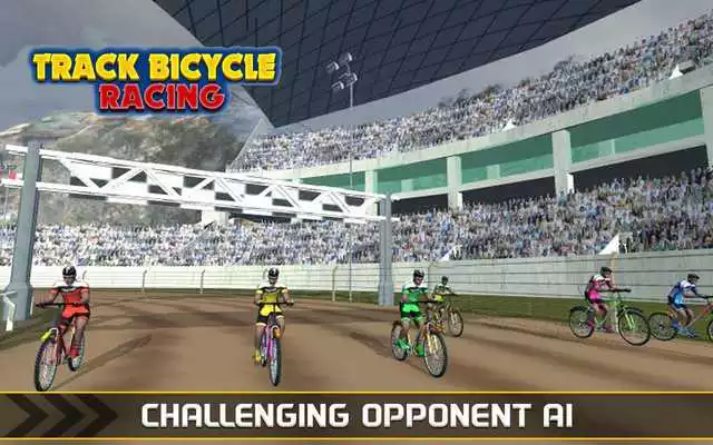 Play Track Cycling BMX Anticlock Bicycle Race