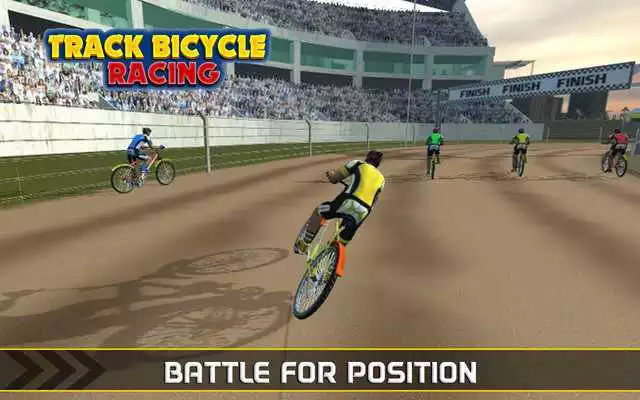 Play Track Cycling BMX Anticlock Bicycle Race