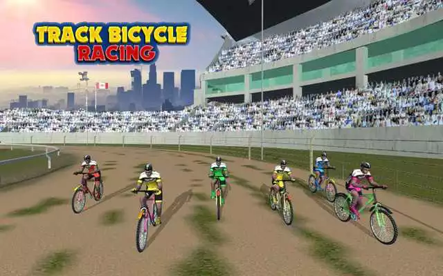 Play Track Cycling BMX Anticlock Bicycle Race