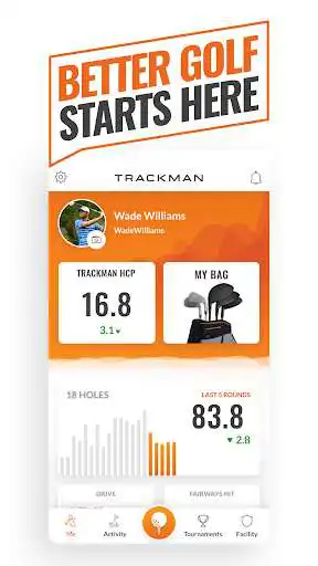 Play APK TrackMan Golf  and enjoy TrackMan Golf with UptoPlay dk.TrackMan.Range