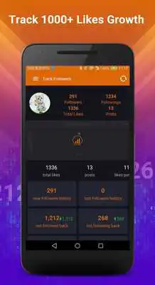 Play Track  Monitor Followers for Instagram