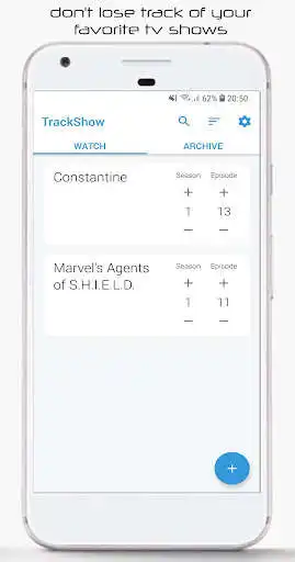 Play Track Show - TV shows tracker as an online game Track Show - TV shows tracker with UptoPlay