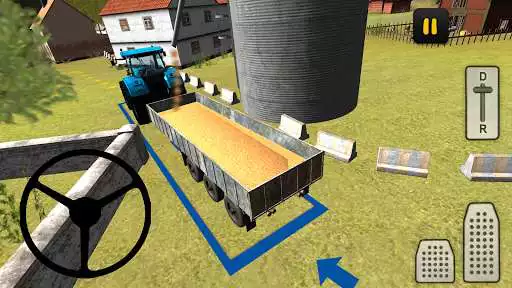 Play Tractor 3D: Grain Transport as an online game Tractor 3D: Grain Transport with UptoPlay