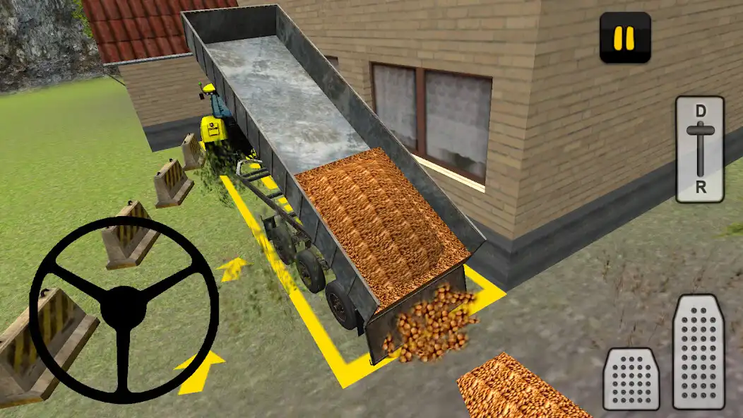 Play Tractor 3D: Potato Transport