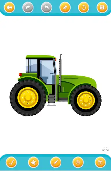 Play tractor cars - coloring book as an online game tractor cars - coloring book with UptoPlay