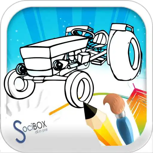 Free play online tractor coloring book  APK