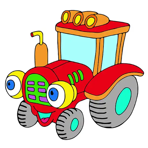 Play tractor coloring book APK