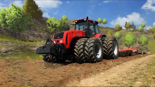 Play Tractor Drive 3D : Offroad Sim Farming Game