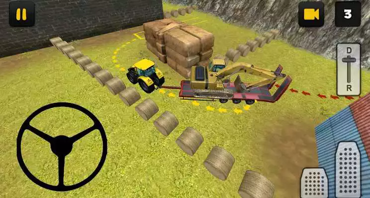Play Tractor Driving 3D: Excavator Transport