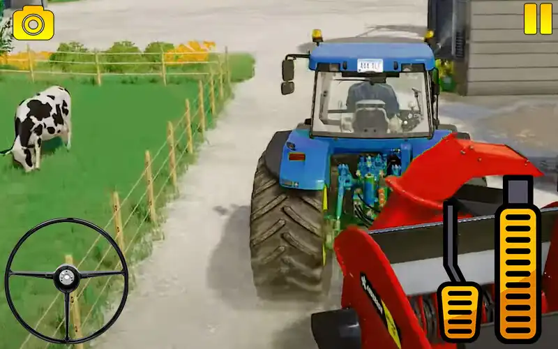Play Tractor Driving farm game  and enjoy Tractor Driving farm game with UptoPlay