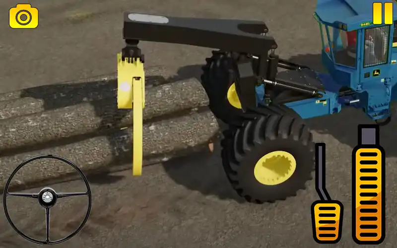 Play Tractor Driving farm game as an online game Tractor Driving farm game with UptoPlay