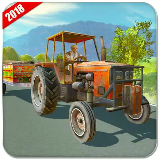 Free play online Tractor Driving Farm Sim : Tractor Trolley Game  APK