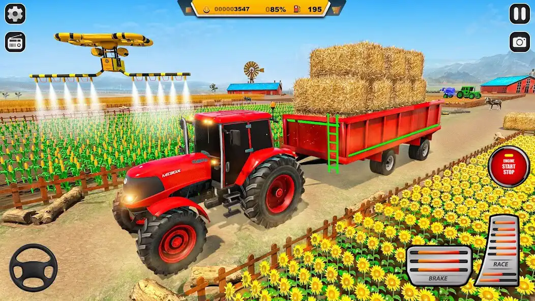 Play Tractor Farming Driving Games  and enjoy Tractor Farming Driving Games with UptoPlay