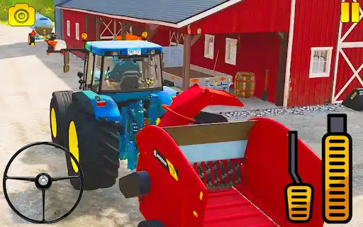 Play Tractor Farming Simulator as an online game Tractor Farming Simulator with UptoPlay