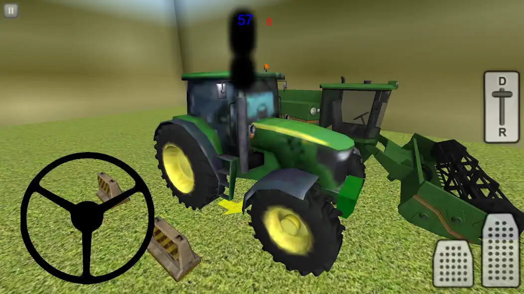 Play Tractor Parking 3D as an online game Tractor Parking 3D with UptoPlay