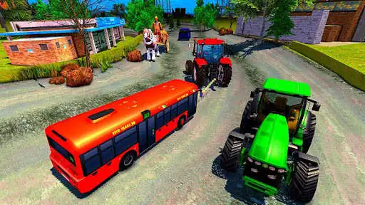 Play Tractor Pull And Farming Duty Bus Transport 2020 as an online game Tractor Pull And Farming Duty Bus Transport 2020 with UptoPlay