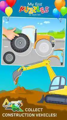Play Tractor puzzles for kids free