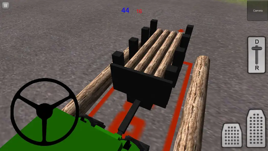 Play Tractor Simulator 3D: Forestry as an online game Tractor Simulator 3D: Forestry with UptoPlay