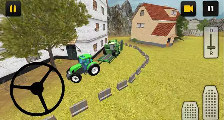 Play Tractor Simulator 3D: Harvester Transport
