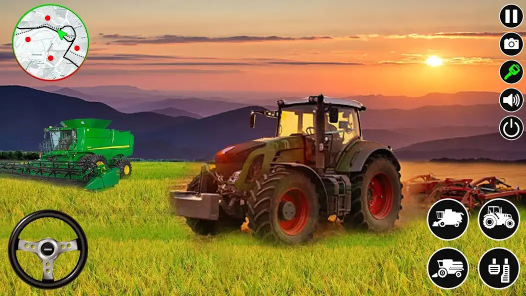 Play Tractor Simulator Games 2023 as an online game Tractor Simulator Games 2023 with UptoPlay