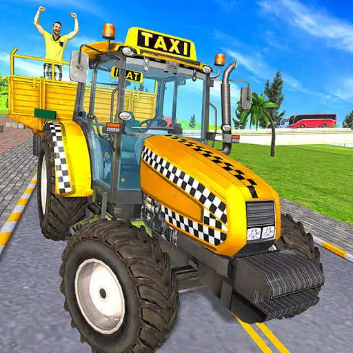 Play Tractor Taxi Simulator Modern Tractor Taxi game 21 APK