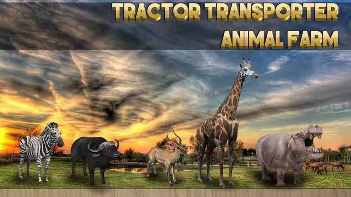 Play Tractor Transport Animal Farm