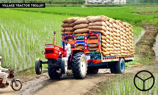 Play Tractor Trolley Driving Simulator Cargo Tractor 3d  and enjoy Tractor Trolley Driving Simulator Cargo Tractor 3d with UptoPlay