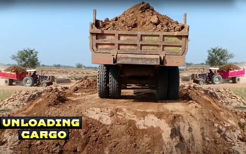 Play Tractor Trolley Farming Drive as an online game Tractor Trolley Farming Drive with UptoPlay