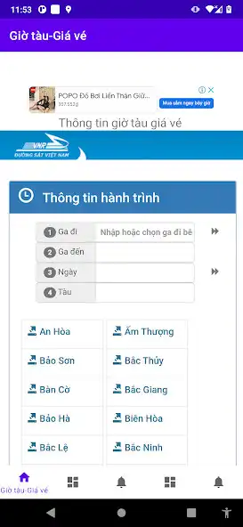 Play Tra cứu giờ tàu giá vé online  and enjoy Tra cứu giờ tàu giá vé online with UptoPlay