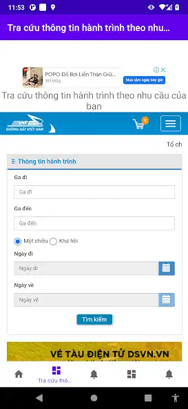 Play Tra cứu giờ tàu giá vé online as an online game Tra cứu giờ tàu giá vé online with UptoPlay