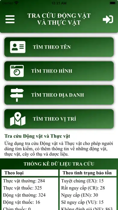 Play Tra cứu Động vật Thực vật as an online game Tra cứu Động vật Thực vật with UptoPlay