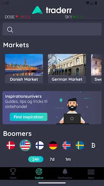Play Traderr as an online game Traderr with UptoPlay