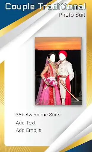 Play Traditional Couple Photo Suit